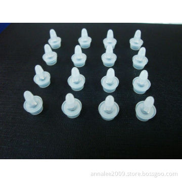 white clear plastic tips